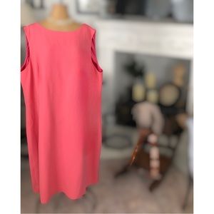 OSCAR De La RENTA Brilliant, Coral/Pink Dress